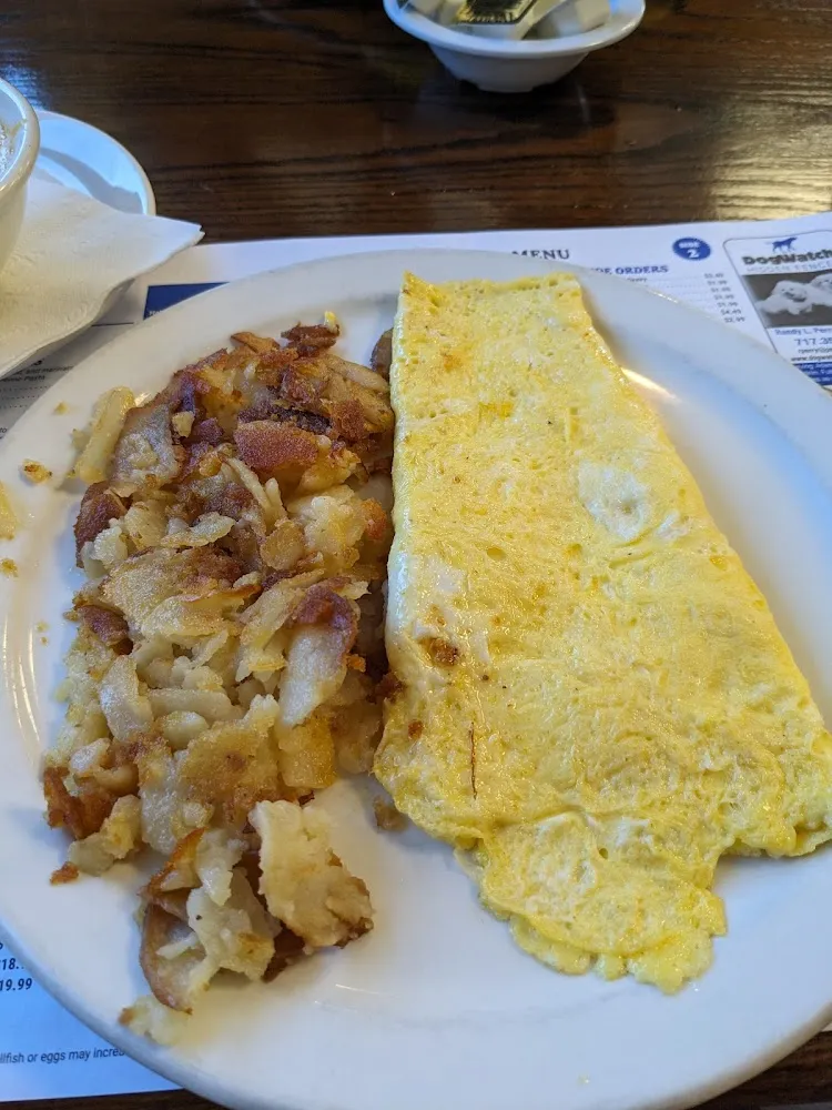 Hash Browns and Eggs Any Style